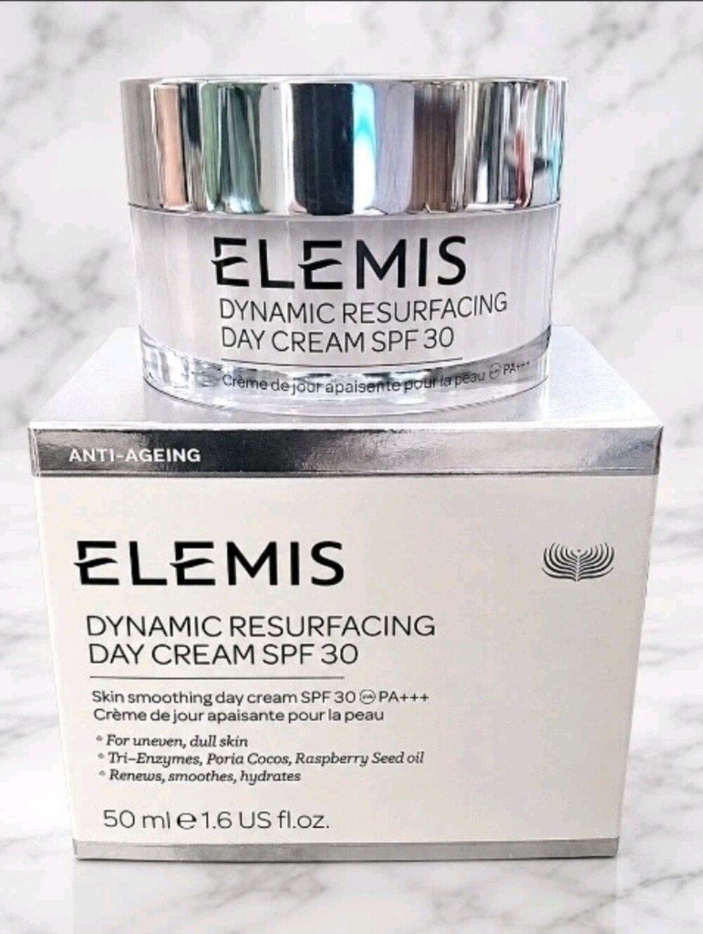 Elemis Skincare Dynamic Resurfacing Day Cream SPF 30 Smoothing 50ml / 1.6 oz NIB